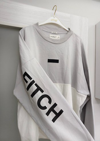 Gri Erkek Midi Sweatshirt - Görsel 2