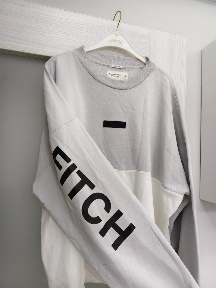 Gri Erkek Midi Sweatshirt - Görsel 2