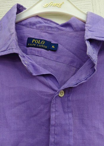 Erkek Mor Denim Gömlek - Görsel 3