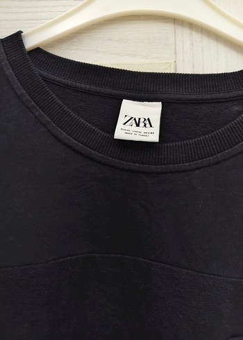 Erkek Siyah Keten Uzun Kollu Basic Tişört - Görsel 2