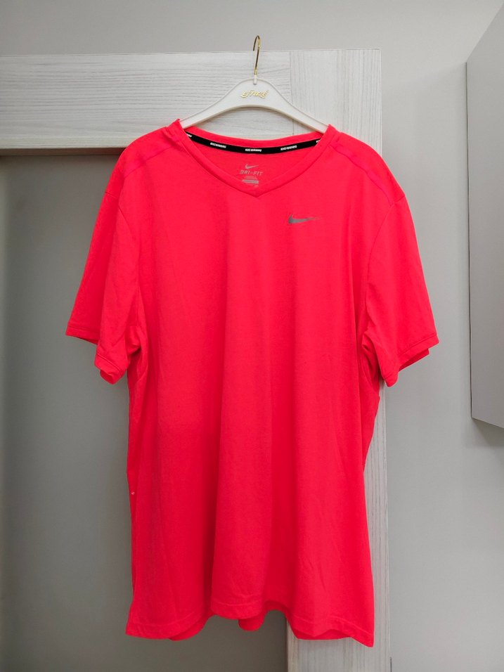 Erkek Pembe Kısa Kollu Spor Tişört - Görsel 4