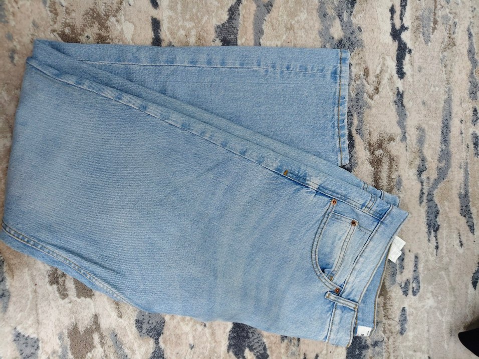 Erkek mavi Regular Fit Midi Denim Jean - Görsel 2