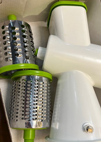 Beyaz Plastik Mutfak Rende Seti - Görsel 9