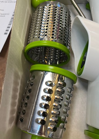 Beyaz Plastik Mutfak Rende Seti - Görsel 2