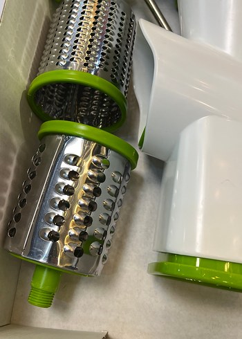 Beyaz Plastik Mutfak Rende Seti - Görsel 5