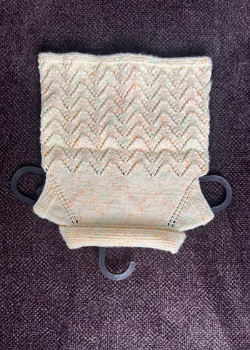 Kız Çocuk Sarı Örgü Yelek - Görsel 4