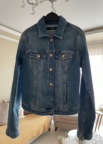 MAVİ  Kadın Denim Ceket Düğmeli - Görsel 2