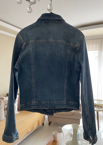 MAVİ  Kadın Denim Ceket Düğmeli - Görsel 4