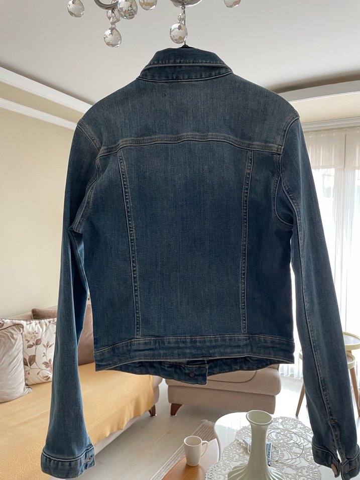 MAVİ  Kadın Denim Ceket Düğmeli - Görsel 5