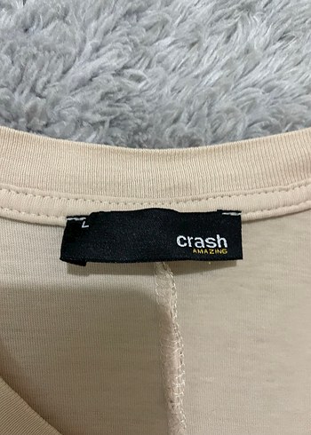 Bej Pamuklu Baskılı Erkek/Kadın Tişört - Görsel 2