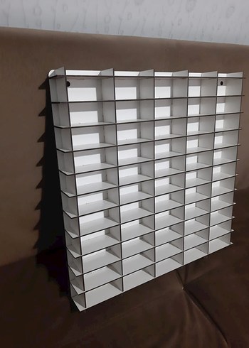 1/64 ÖLÇEK MODEL ARABALAR İÇİN HOTWHEELS MATCHBOX ARABA RAFI - Görsel 2