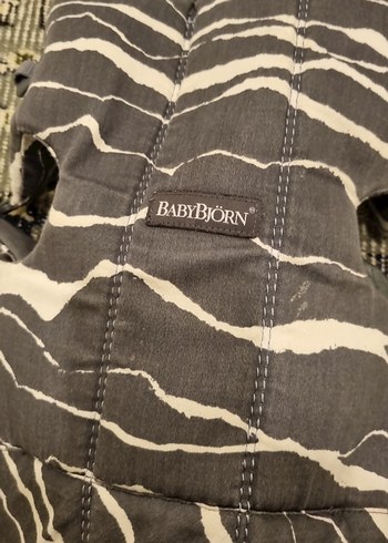 Gri Desenli BabyBjörn Bebek Taşıyıcı - Görsel 2