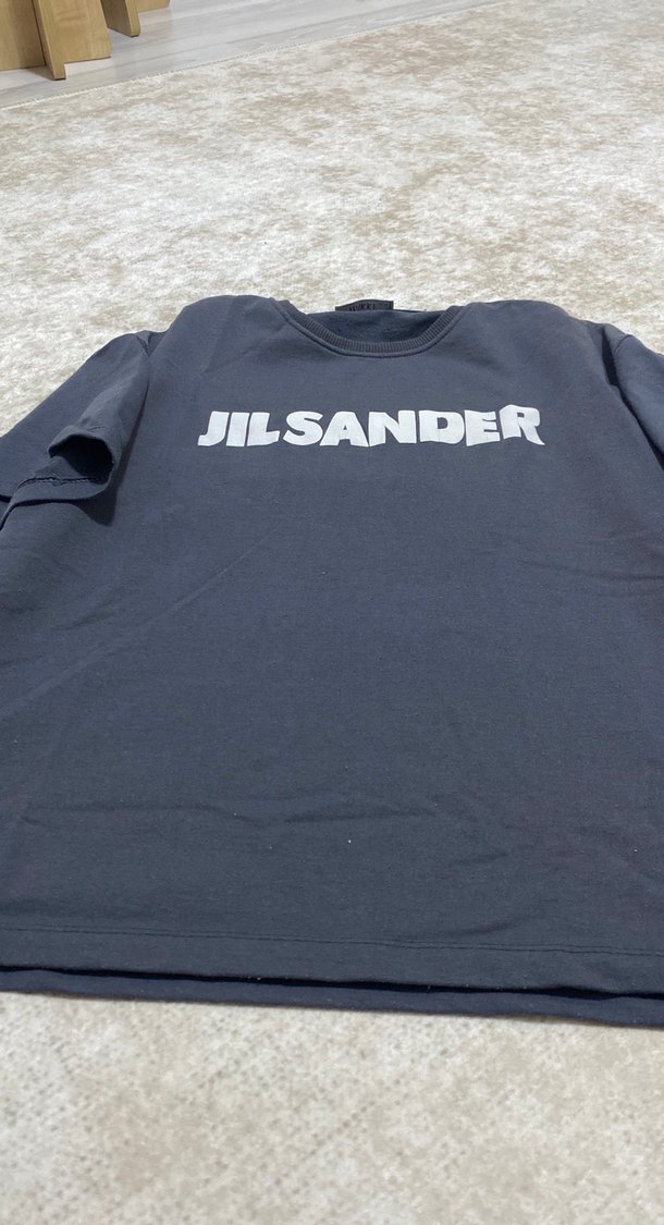 Jil Sander Siyah Kısa Kollu Kadın Tişört - Görsel 2