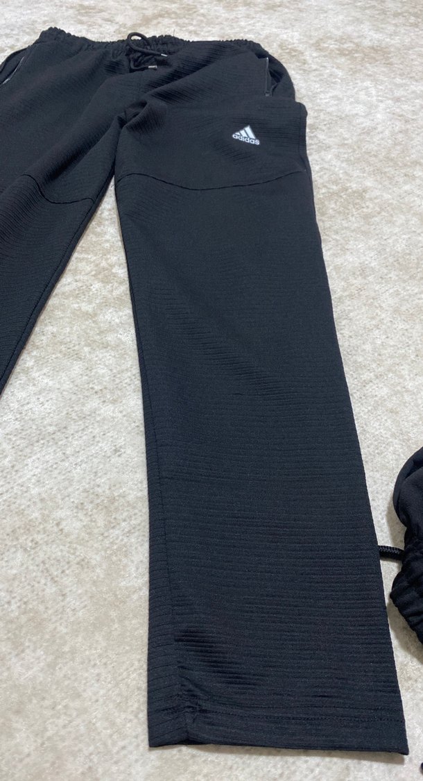 Erkek Siyah Adidas Fermuarlı Outdoor Eşofman - Görsel 3