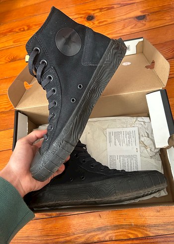 Converse Siyah Platform Topuklu erkek Spor Ayakkabı - Görsel 2