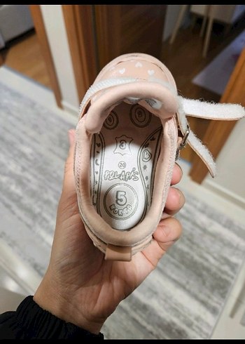 Kız Çocuk Bej Bantlı Spor Ayakkabı - Görsel 2