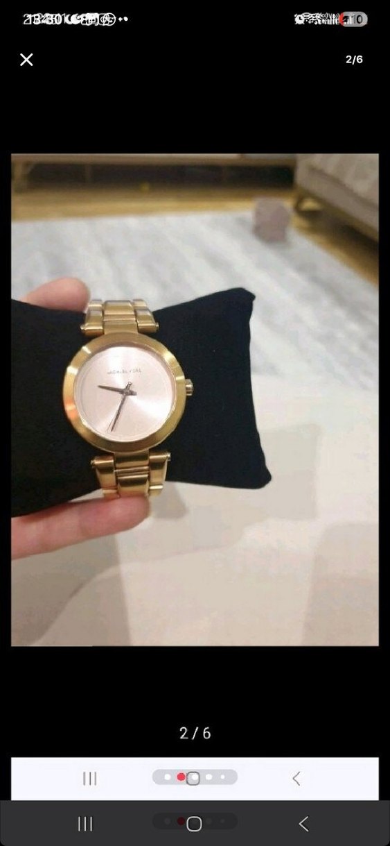 Zincir Detaylı Parlak Altın Kadın El Zinciri - Görsel 5