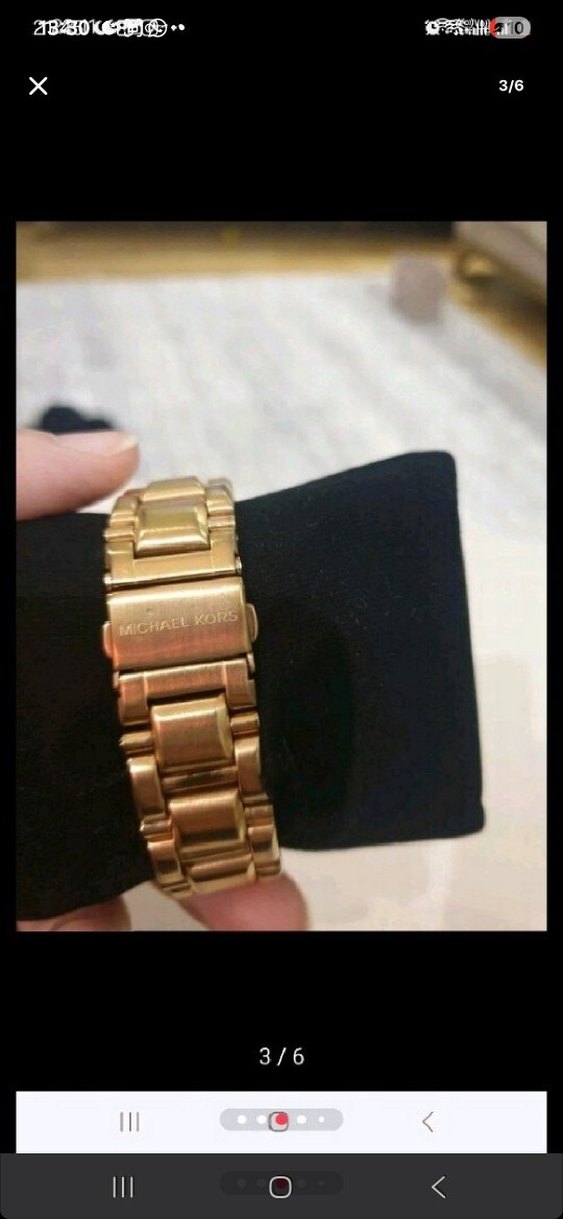 Zincir Detaylı Parlak Altın Kadın El Zinciri - Görsel 4