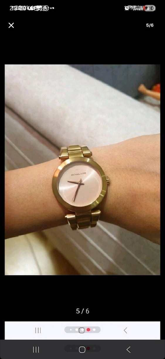 Zincir Detaylı Parlak Altın Kadın El Zinciri - Görsel 2