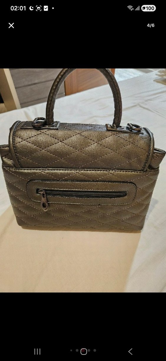 Gru Deri Kadın Çanta - Görsel 4