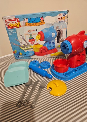 Renkli Oyun Hamuru Makinesi Seti - Görsel 2