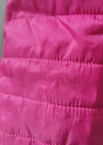 Kız Çocuk Pembe Fermuarlı Mont - Görsel 7