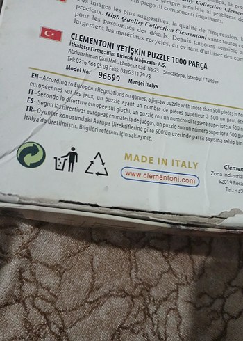 Clementoni High Quality Collection - Venice 1000 Parça Yapboz - Görsel 4