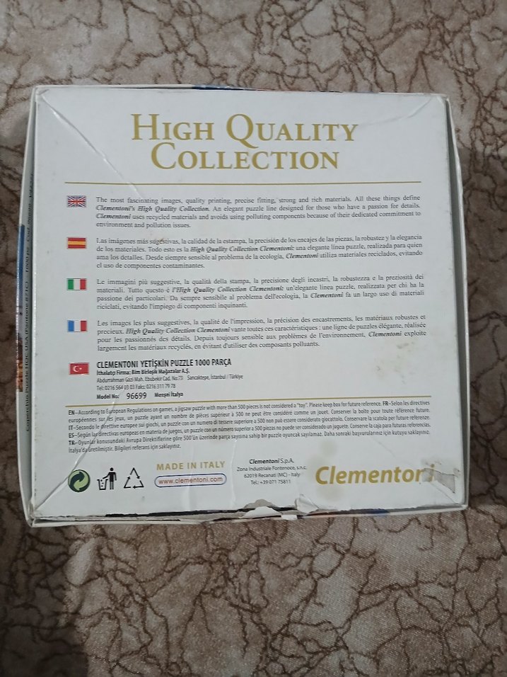 Clementoni High Quality Collection - Venice 1000 Parça Yapboz - Görsel 3