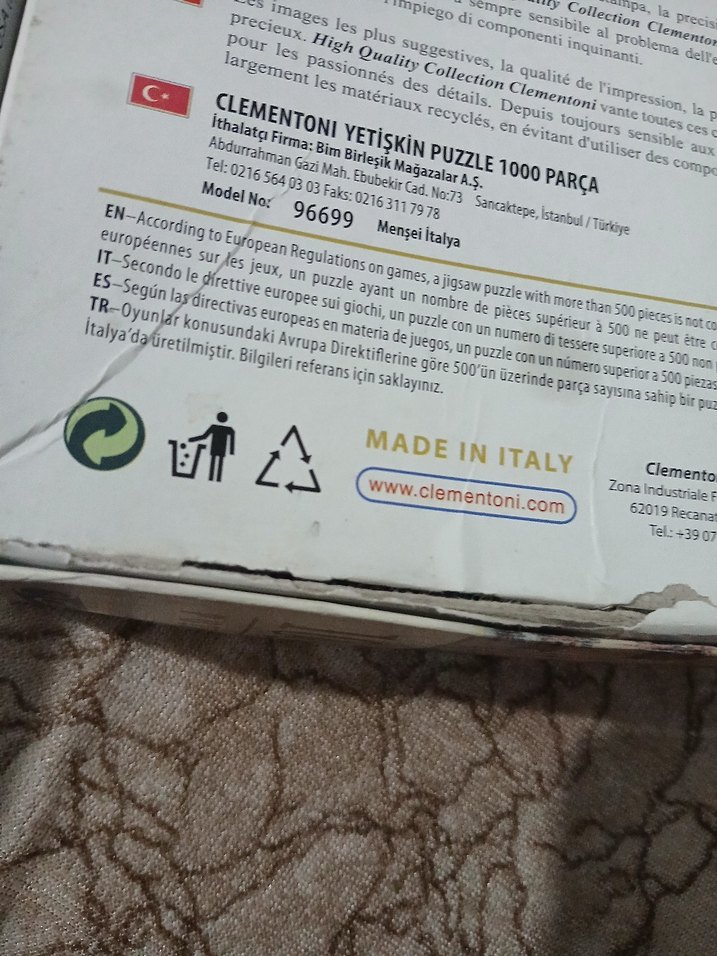 Clementoni High Quality Collection - Venice 1000 Parça Yapboz - Görsel 4