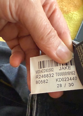 Gri Regular Fit Denim Erkek Jean beden 28 - Görsel 3