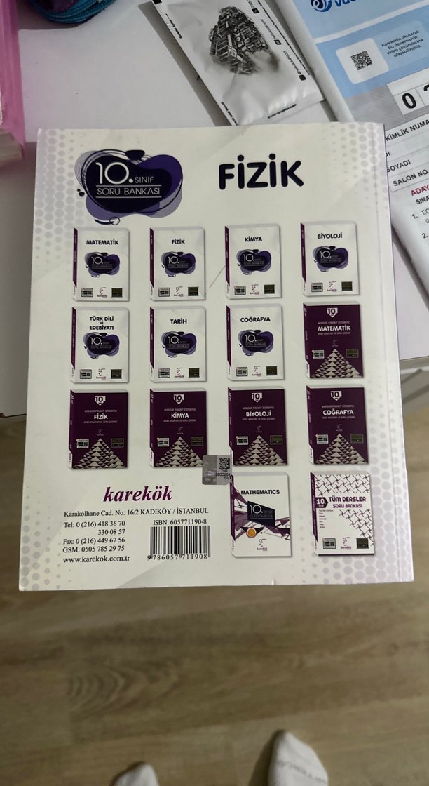 10. Sınıf Fizik Soru Bankası(AZ ÇÖZÜLMÜŞ!!) - Görsel 2