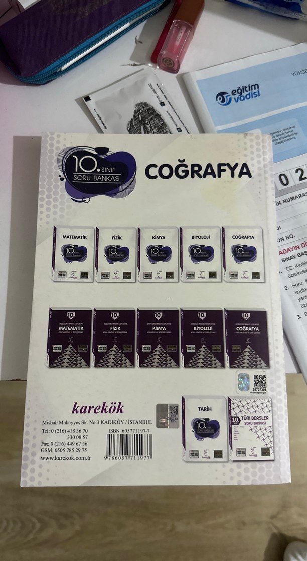 10. Sınıf Coğrafya Soru Bankası - Karekök(AZ ÇÖZÜLMÜŞ!) - Görsel 2