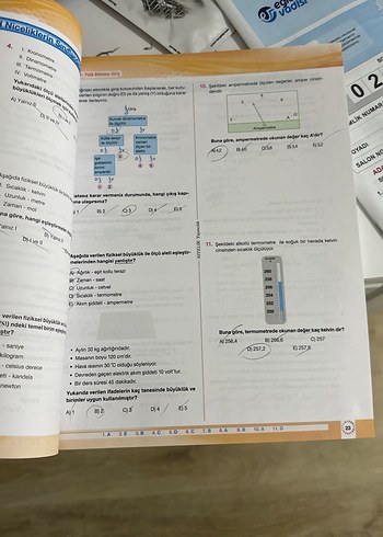 9. Sınıf Fizik Soru Bankası(AZ ÇÖZÜLMÜŞ!!) - Görsel 2