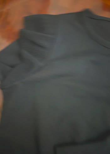 Uzun Kollu Bisiklet Yaka Sweatshirt - Görsel 2