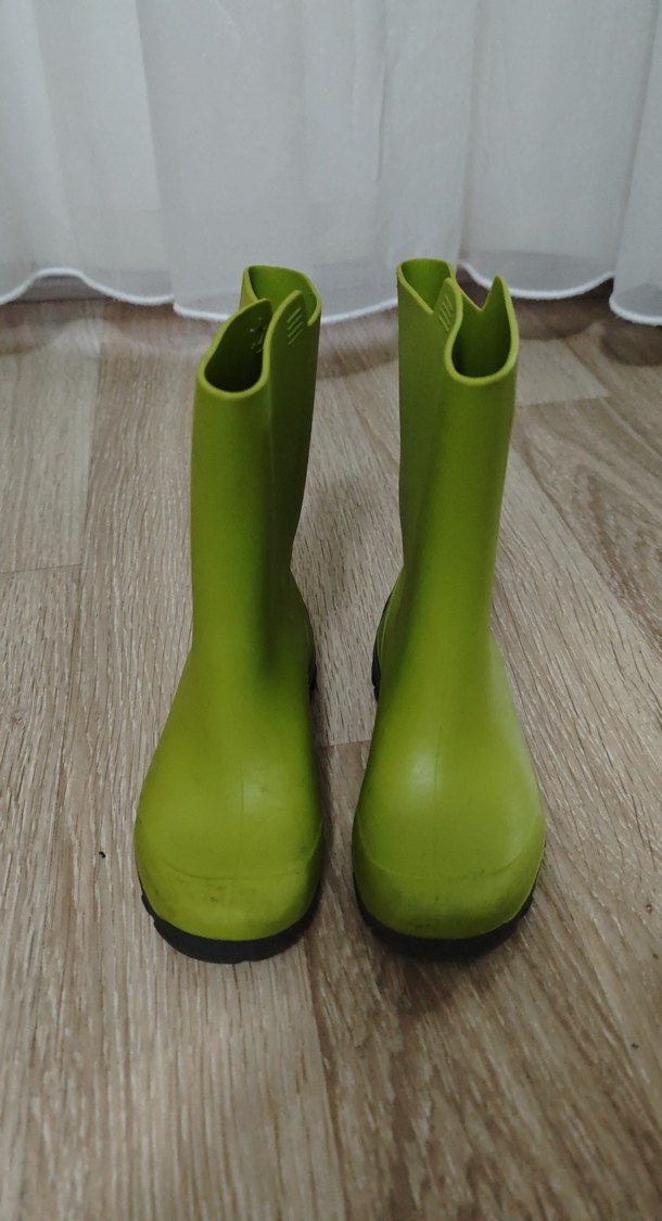 Yeşil Kauçuk Çocuk Botu - Görsel 2