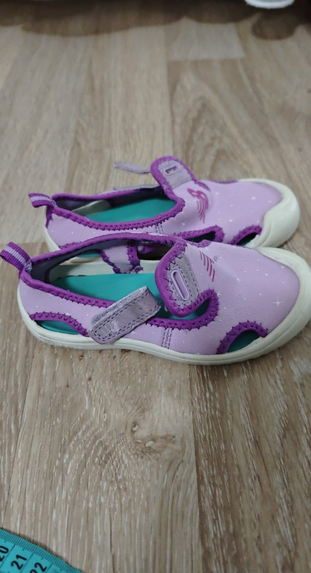 Mor New Balance Kız Çocuk Sandalet kreş ayakkabisi - Görsel 3