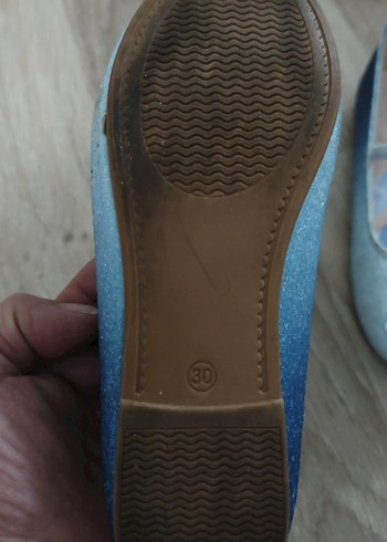 Mavi simli frozen kız çocuk  babet - Görsel 2