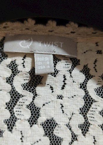 Dantel Detaylı Beyaz Bohem Kadın Bluz - Görsel 2