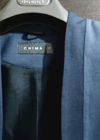 Kısa Lacivert Kadın Takım Elbise - Görsel 2