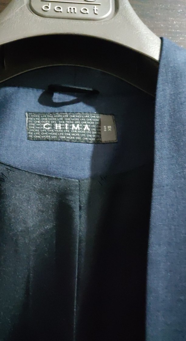 Kısa Lacivert Kadın Takım Elbise - Görsel 3