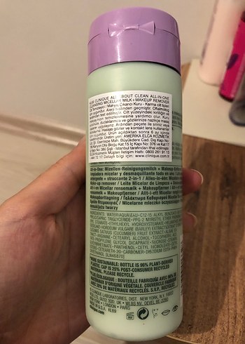 Clinique All About Clean Makyaj Temizleyici - Görsel 3