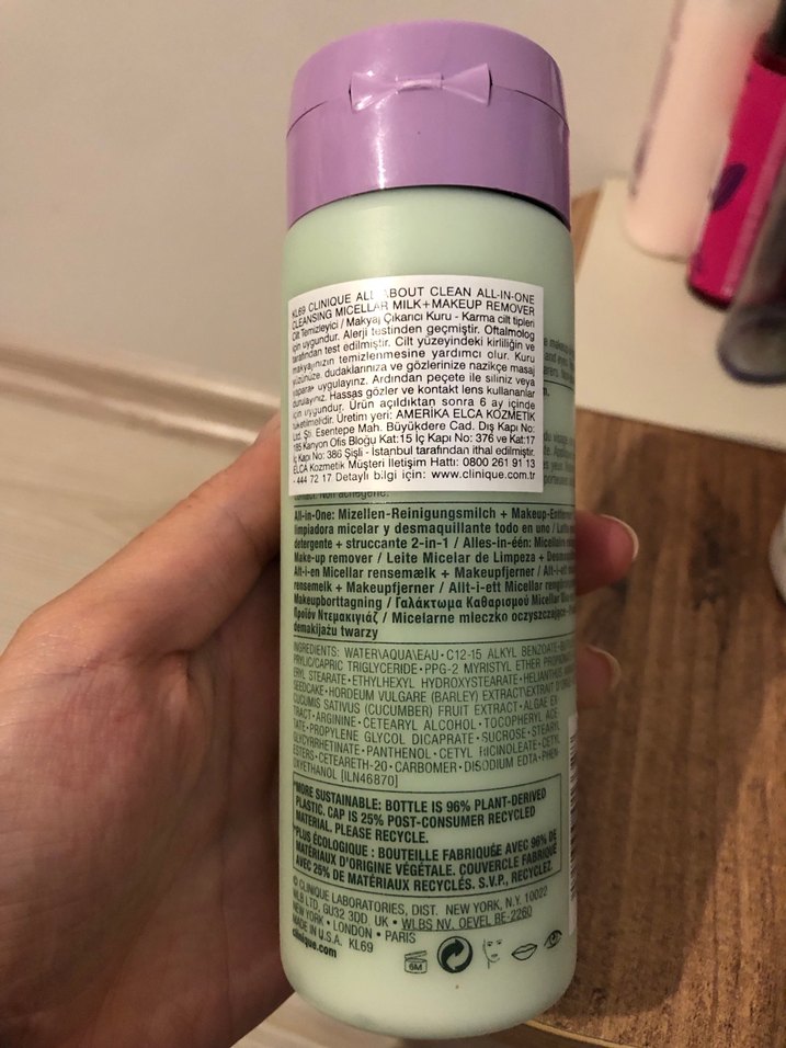 Clinique All About Clean Makyaj Temizleyici - Görsel 3