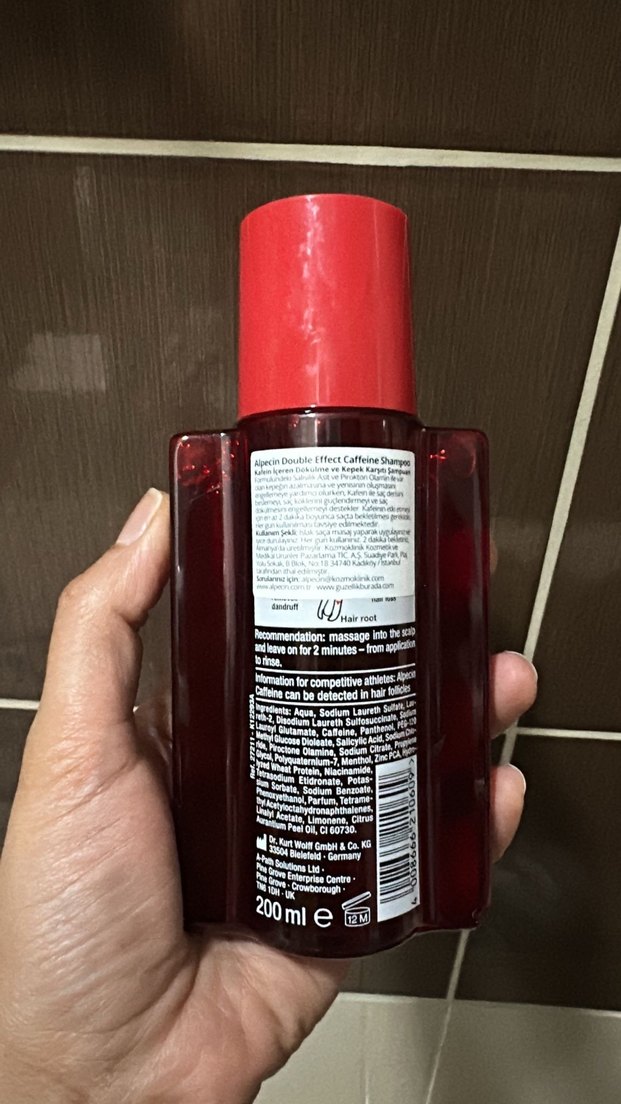 Alpecin Double Effect Kafeinli Saç Dökülme Karşıtı Şampuan - Görsel 2