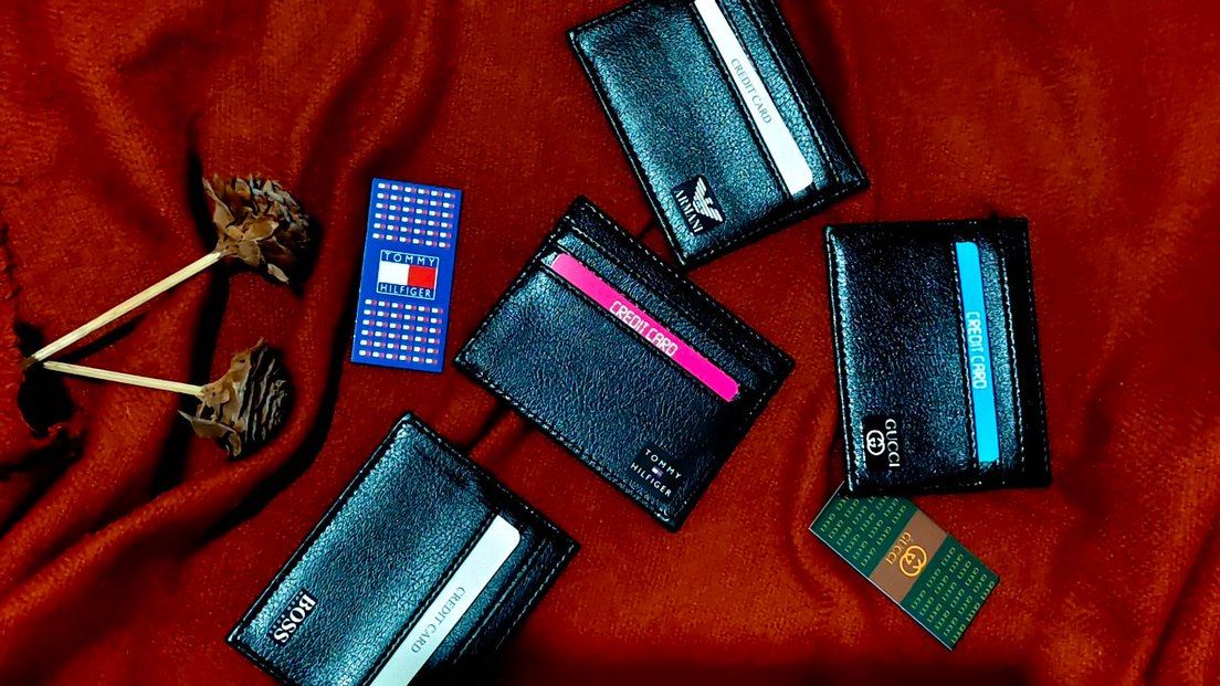 Siyah Kahverengi Erkek Mekanizmalı Cüzdan ve Kartlık Modelleri - Görsel 3