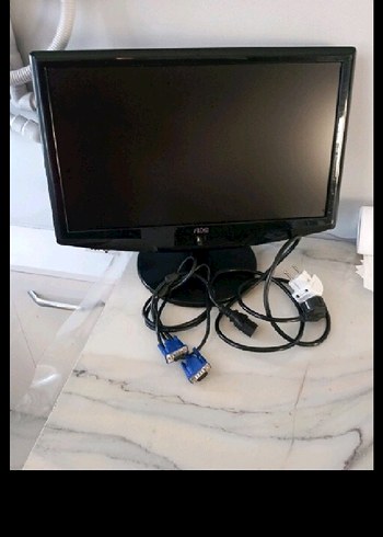 Siyah AOC Bilgisayar Monitörü - Görsel 2