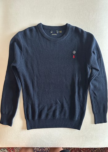 Gri Erkek Triko Yün Kazak - Görsel 2