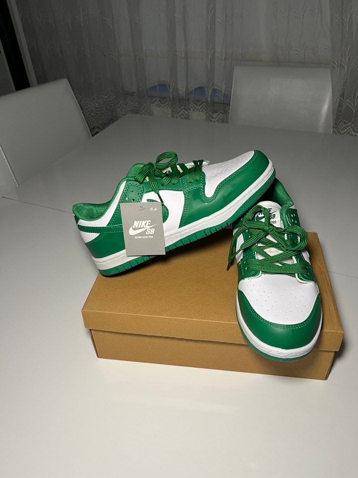 Nike SB Yeşil Beyaz spor ayakkabı - Görsel 2