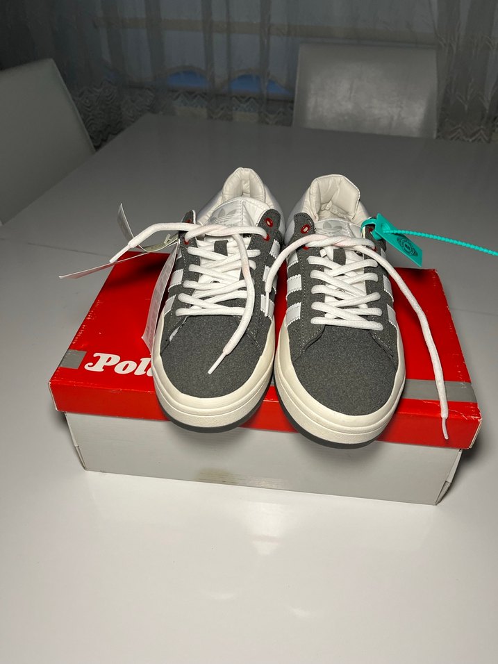 Gri sıfır ayakkabı günlük kullanıma uygun adidas - Görsel 5