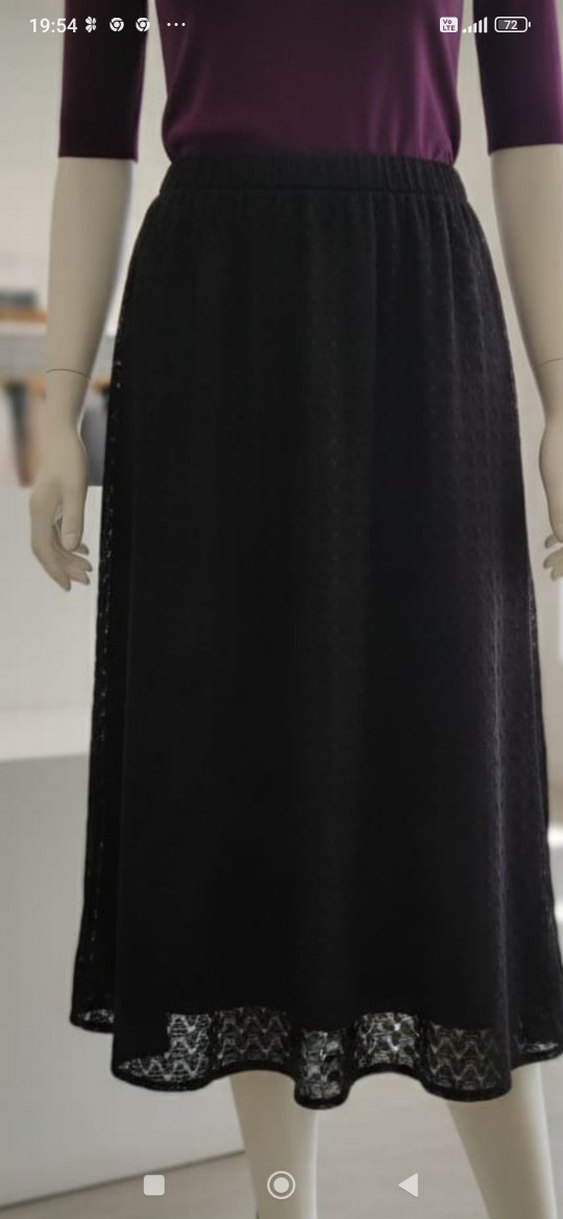 Küpür(dantel) Siyah özel dikim kadın veya çocuk etek - Görsel 3