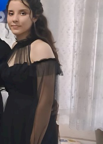 Straplez Siyah Midi Gotik Mezuniyet Elbisesi - Görsel 2